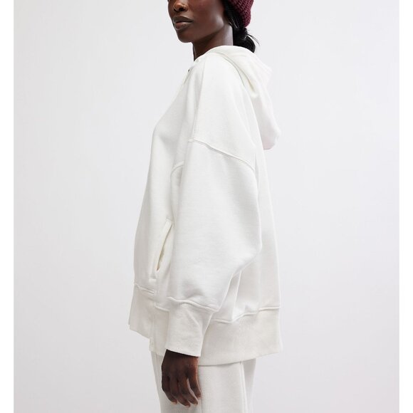 FP MOVEMENT Sprint To The Finish Logo Hoodie / Ivory Sour Cherry - Picture 6 of 9